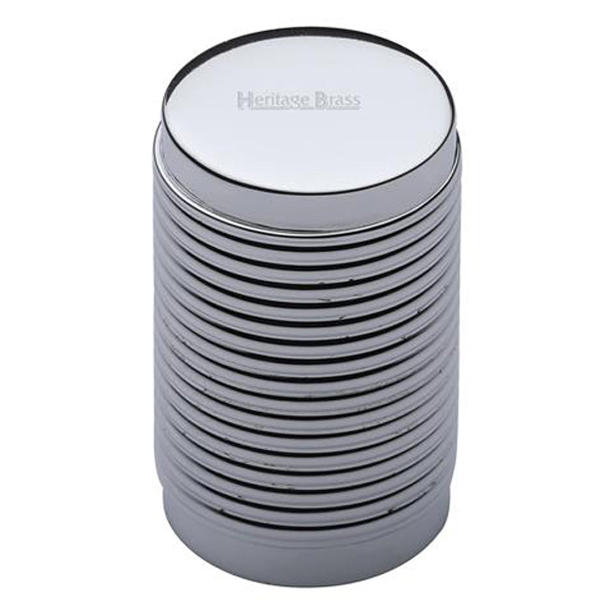 CABINET KNOB CYLINDRIC RIB D21 PCP