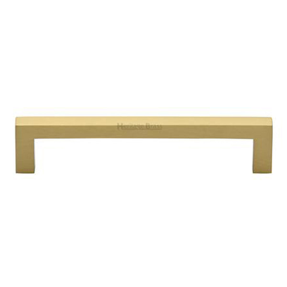 SQUARE METRO CABINET PULL HANDLE 128HC 138x30x10 SBR by M MARCUS LTD