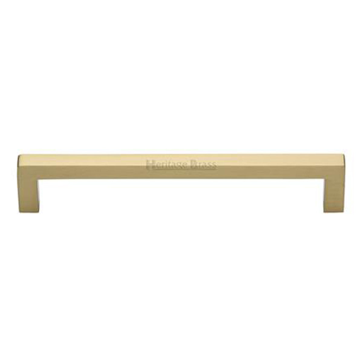 SQUARE METRO CABINET PULL HANDLE 160HC 170x30x10 SBR by M MARCUS LTD
