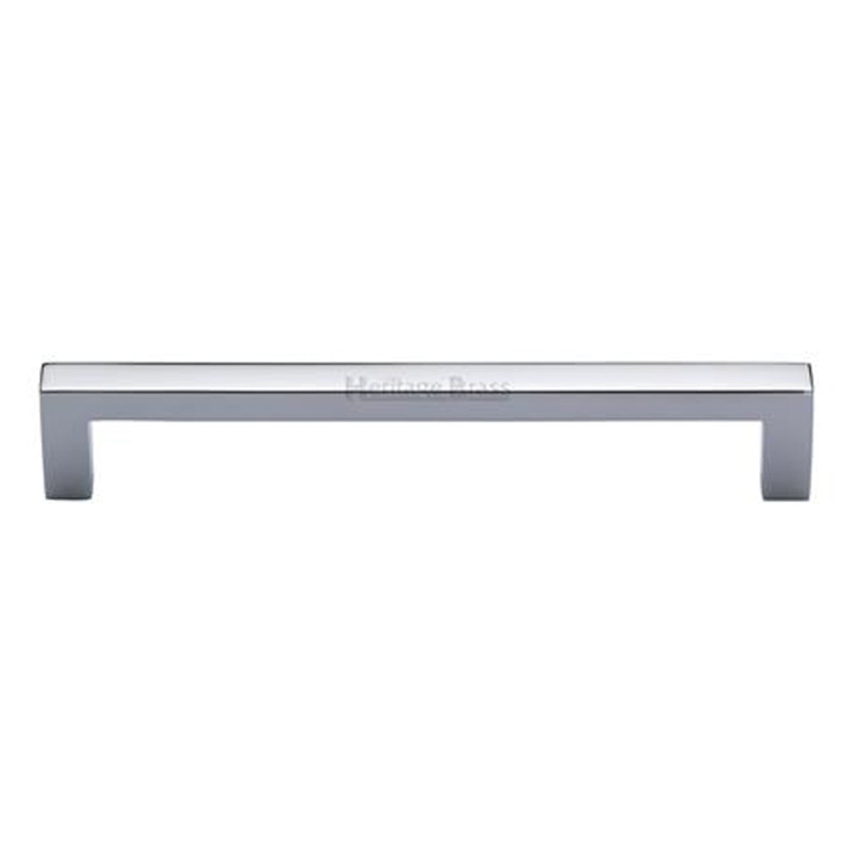 SQUARE METRO CABINET PULL HANDLE 160HC 170x30x10 PCP by M MARCUS LTD