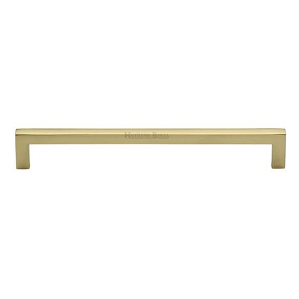 SQUARE METRO CABINET PULL HANDLE 192HC 202x30x10 PBR by M MARCUS LTD