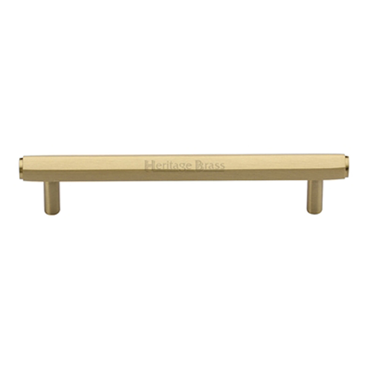 CABINET PULL HEX PROFILE 128HC SBR by M MARCUS LTD