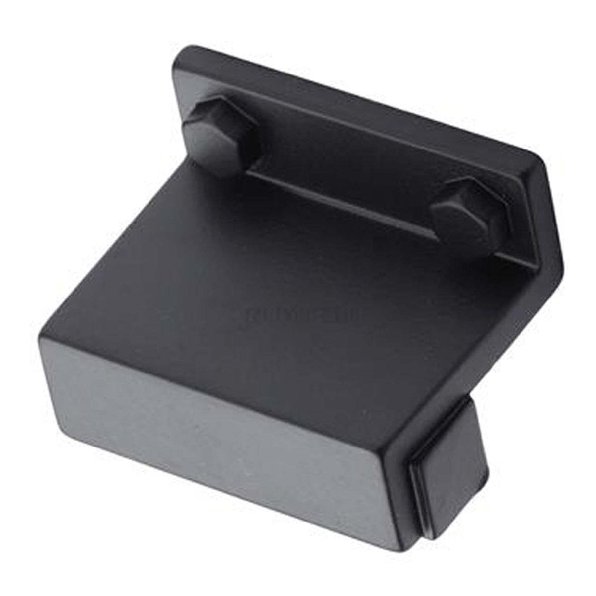 INDUSTRIAL RAILWAY KNOB 46x34 BLK by M MARCUS LTD