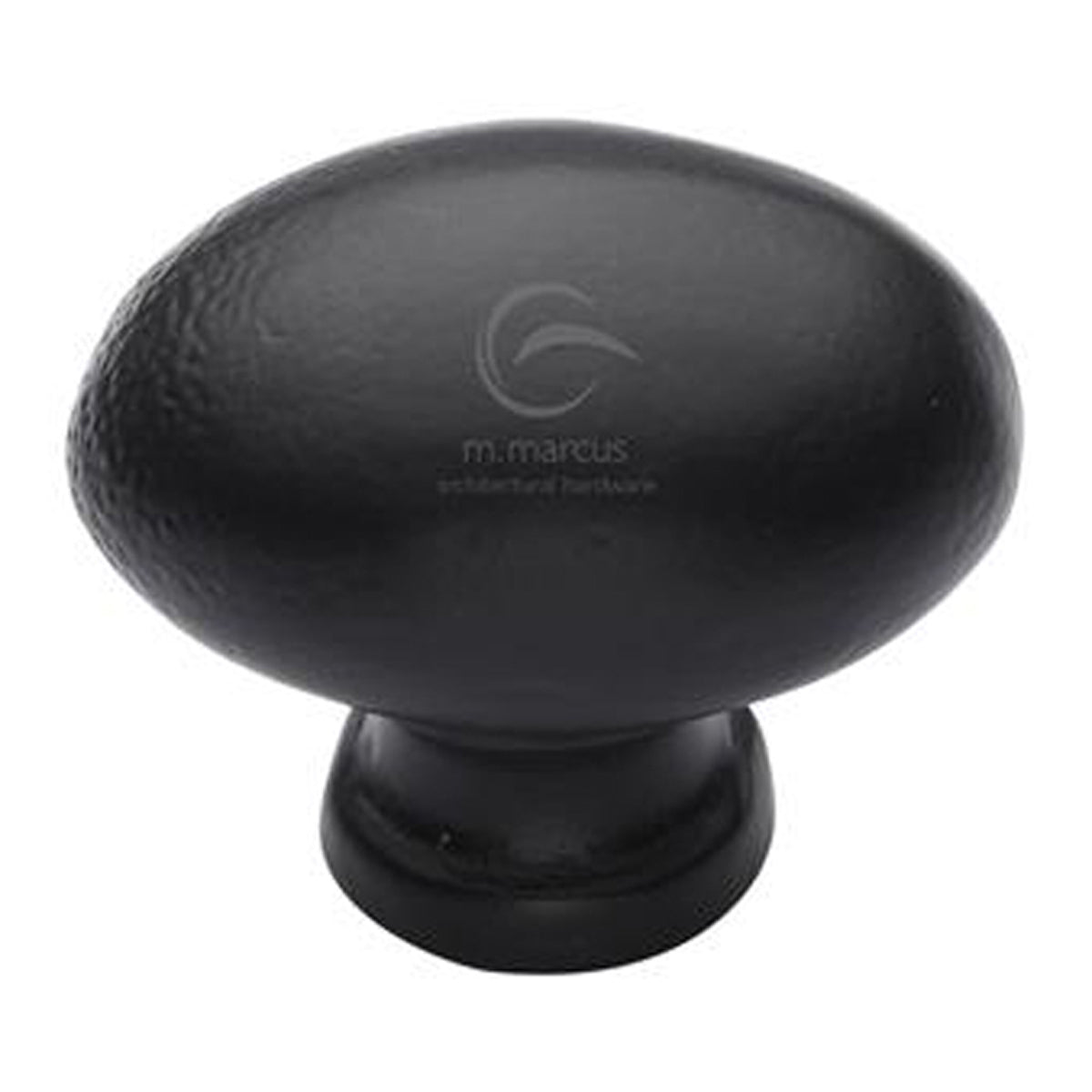 CABINET KNOB OVAL 32x22x25xD15 BLK