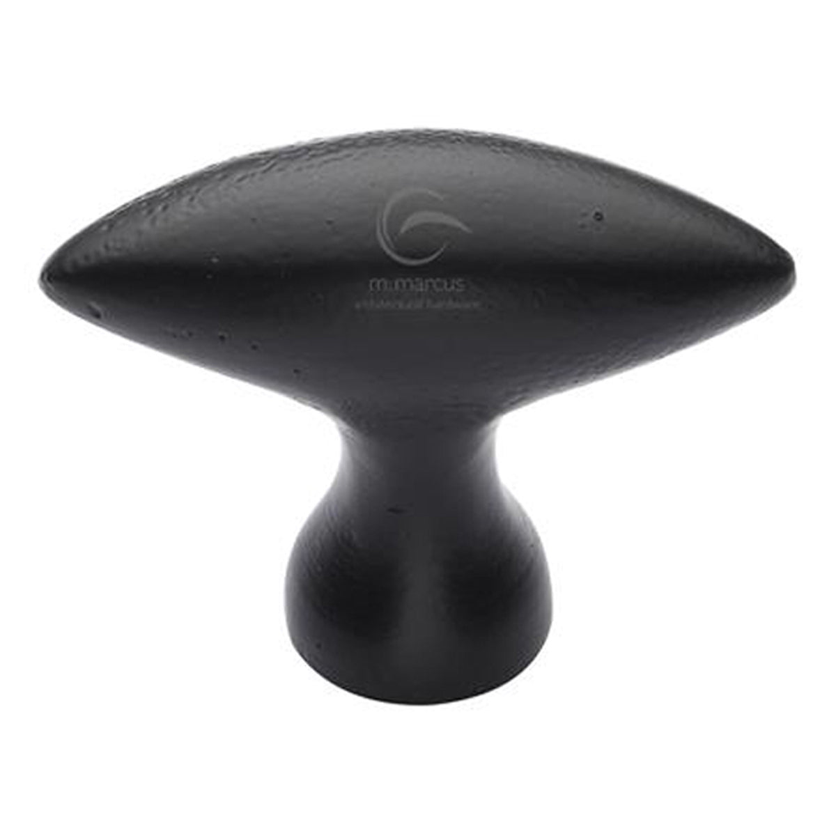 CABINET KNOB ELLIPTIC 50x22x41 BLK