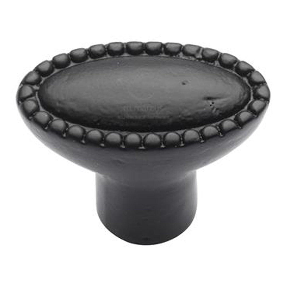CABINET KNOB OVAL 38x21x28 BLK by M MARCUS LTD