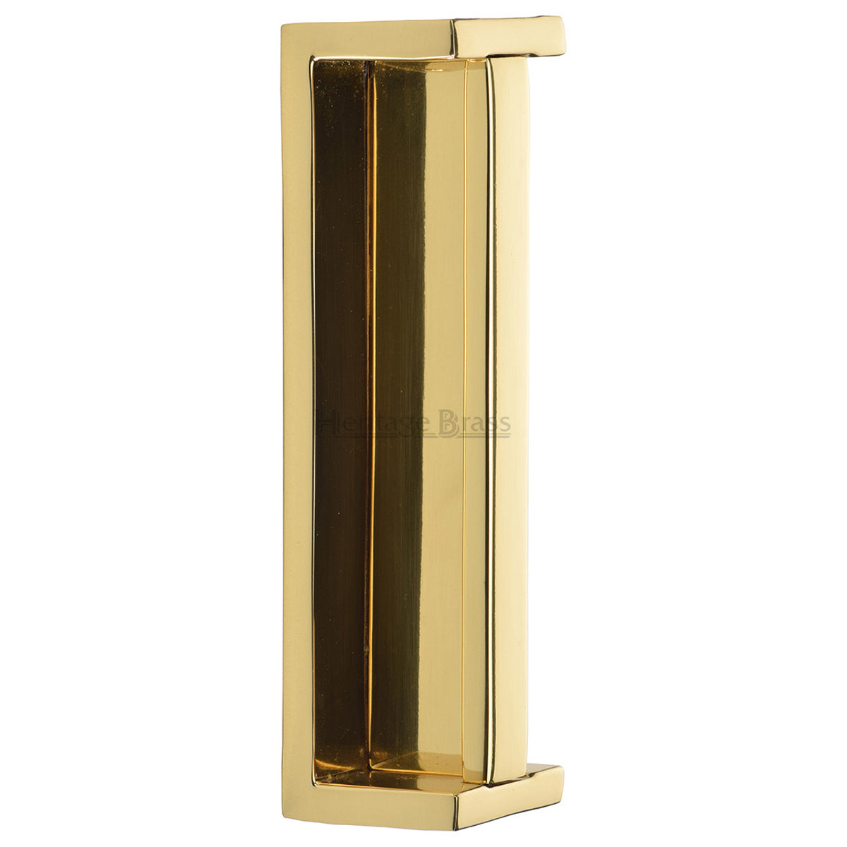 HERITAGE BRASS SLIDING FLUSH PULL 140x44x35 PBR by M MARCUS LTD