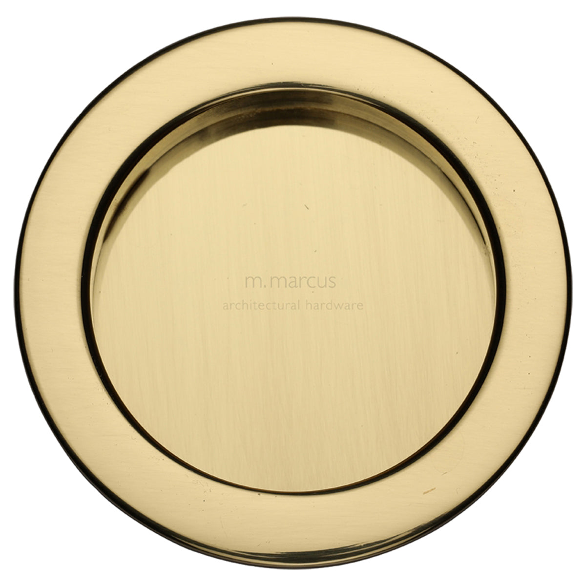 MARCUS ROUND FLUSH PULL 57x12.7 PBR by M MARCUS LTD