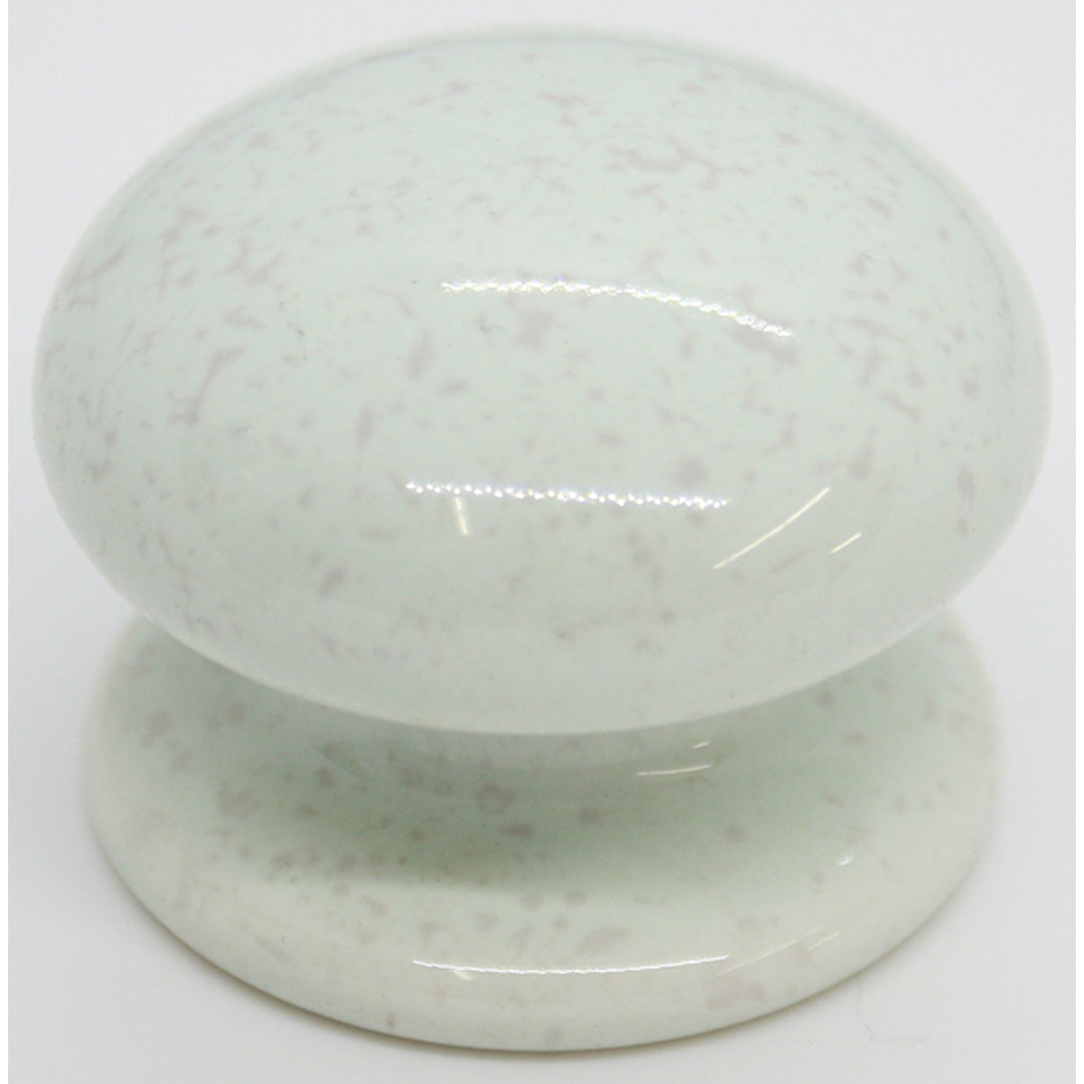 PORCELAIN KNOB D35 DAPPLE GREEN