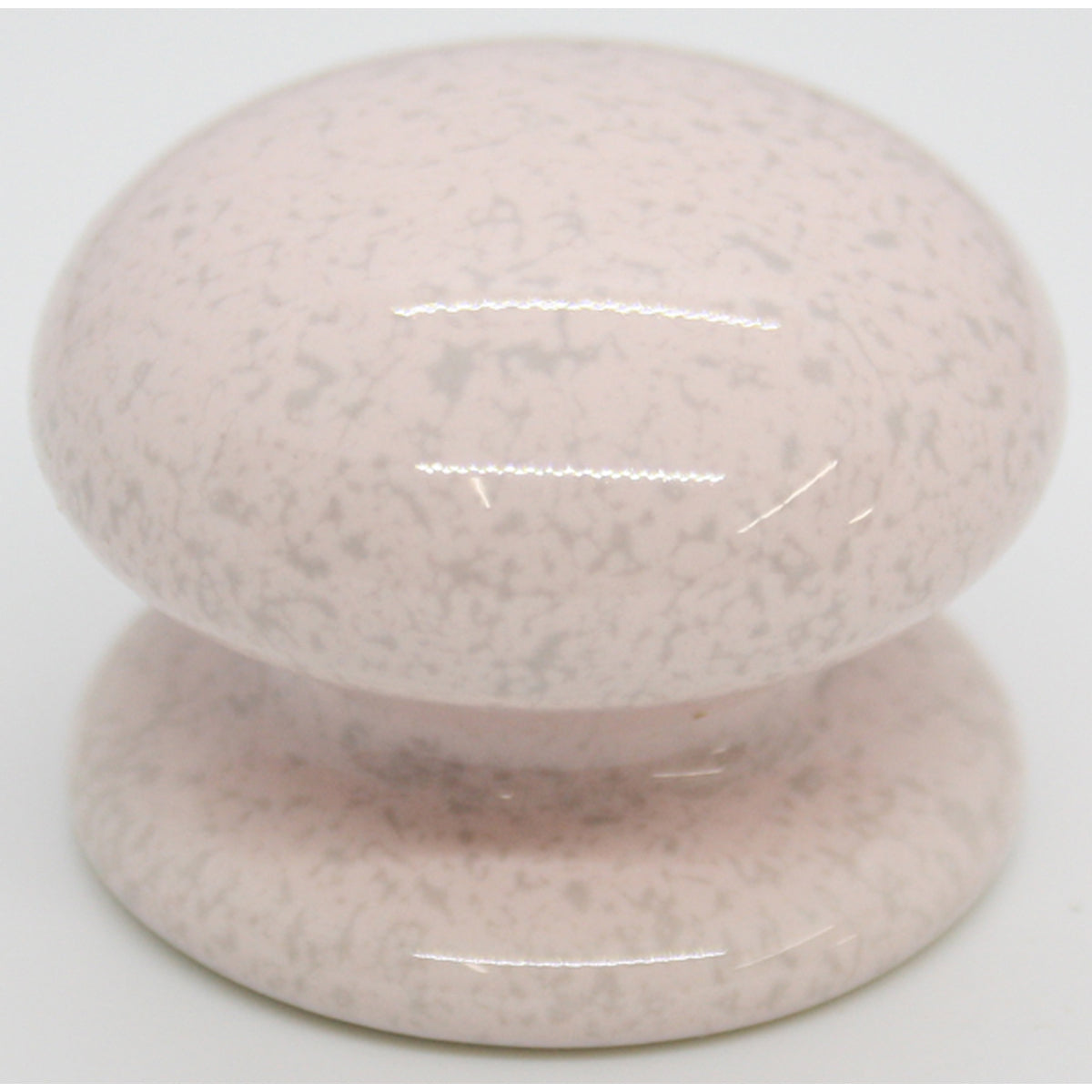 PORCELAIN KNOB D35 DAPPLE PINK