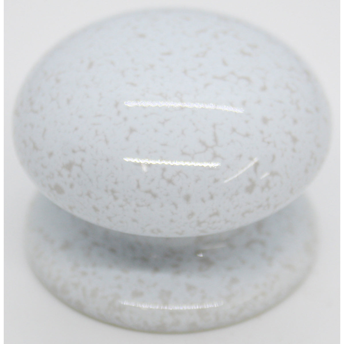 PORCELAIN KNOB D35 DAPPLE BLUE