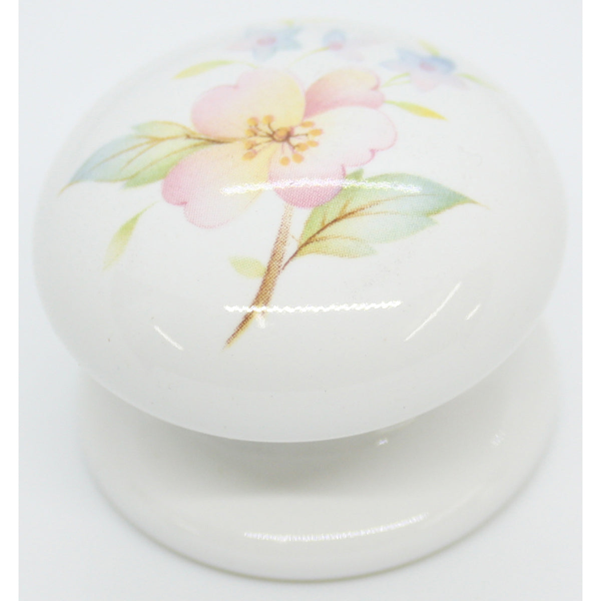 PORCELAIN KNOB D40 WHI/HARMONY