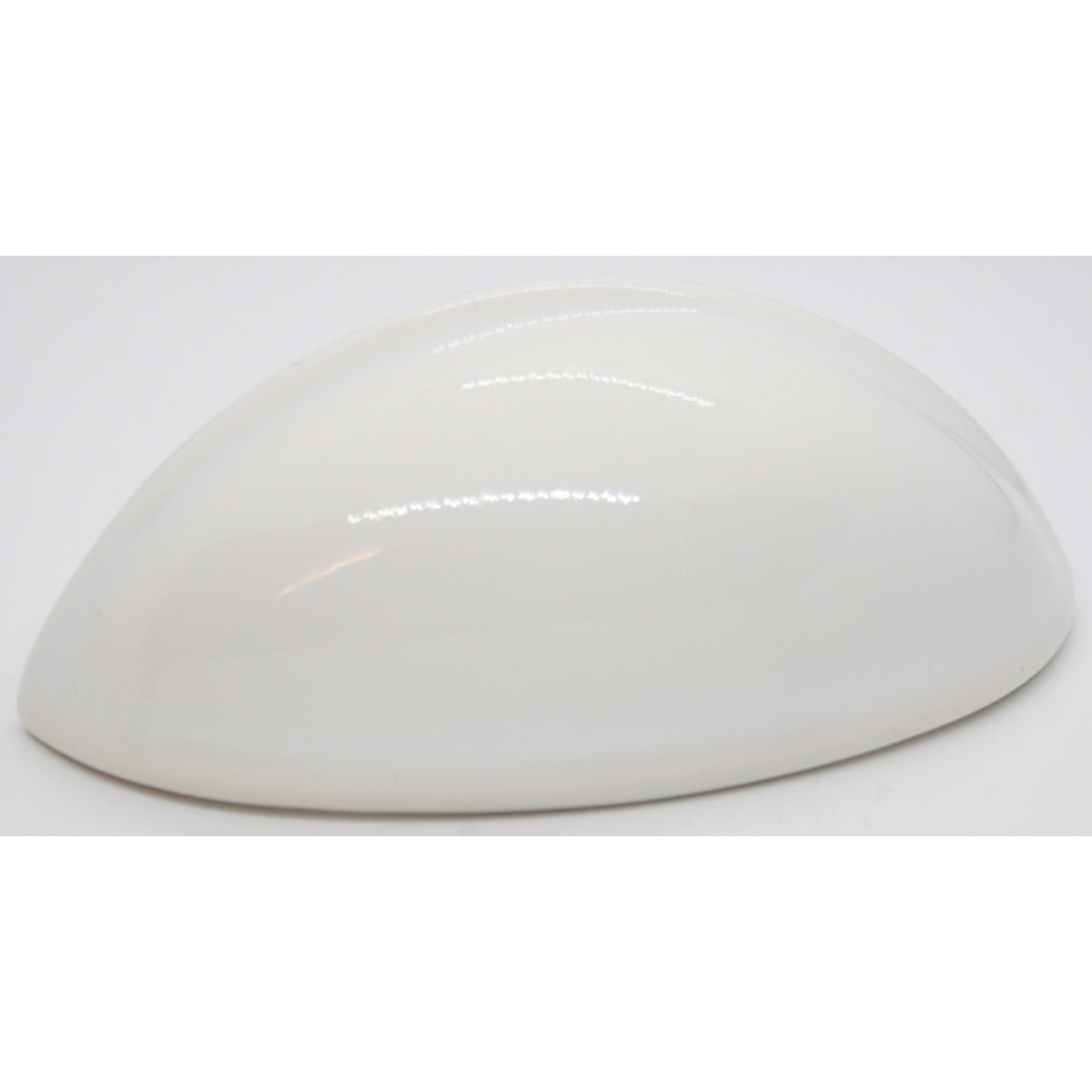 DRAWER CUP PULL 65HC 100x35 WHI