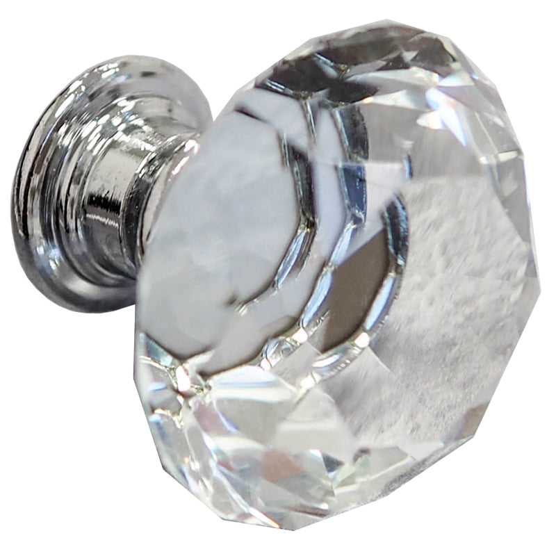HA8032 CRYSTAL KNOB 30 CLR