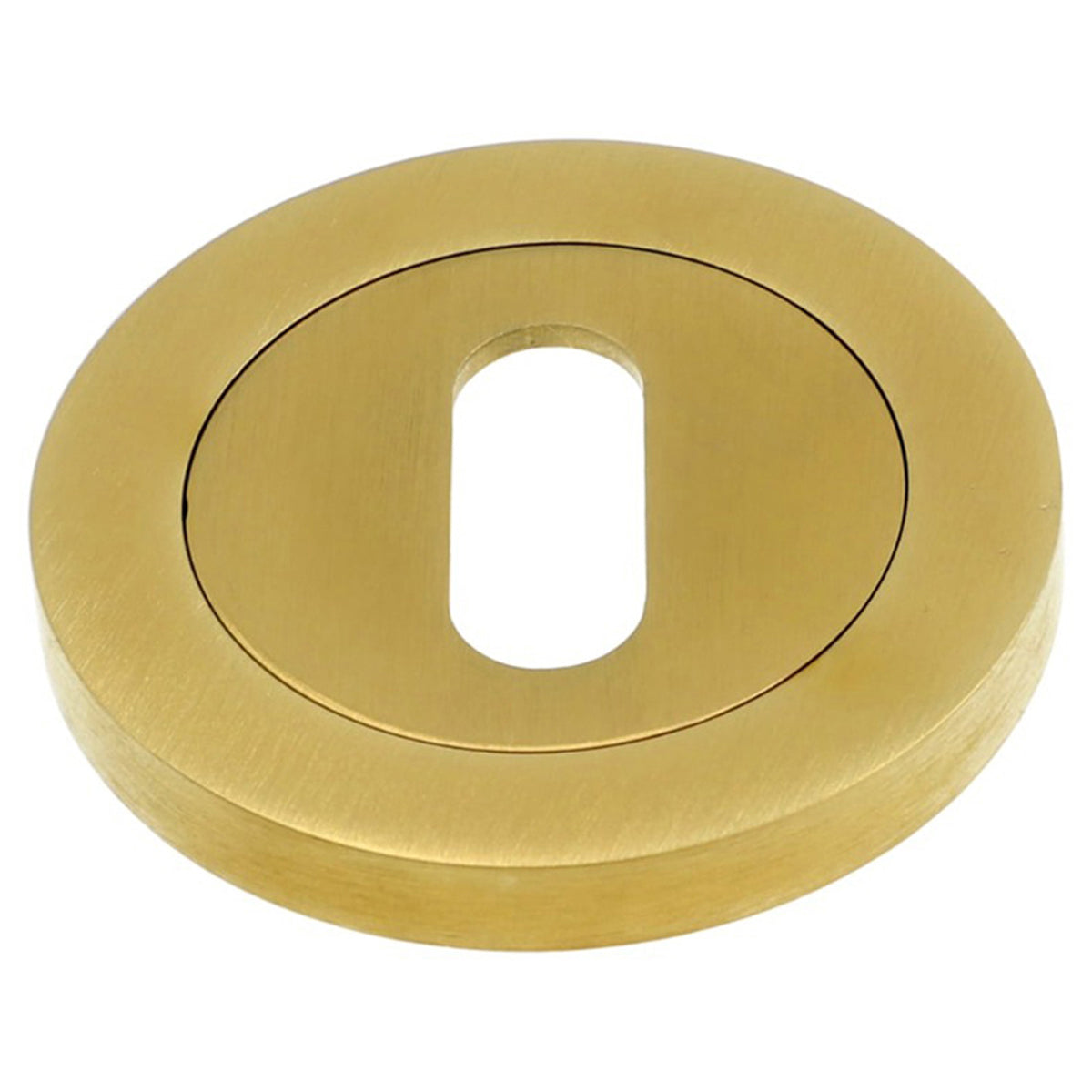 AW STD ESCUTCHEON D50x6 SBR PVD AW391SBPVD by CARLISLE BRASS