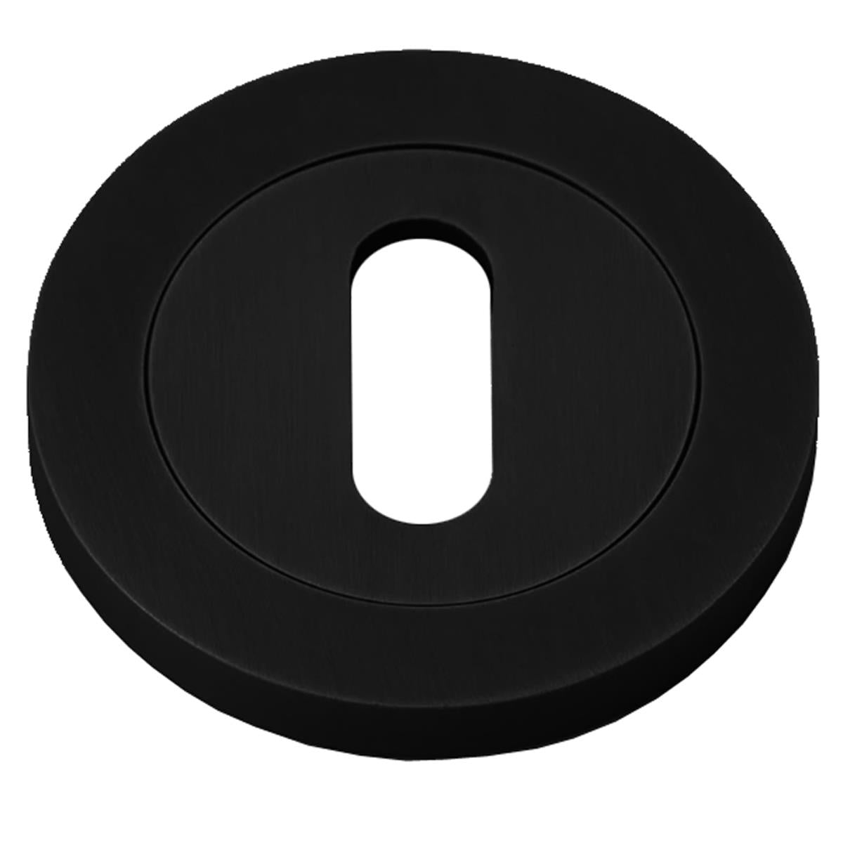 AW STD ESCUTCHEON D50x6 BLK AW391BL by CARLISLE BRASS