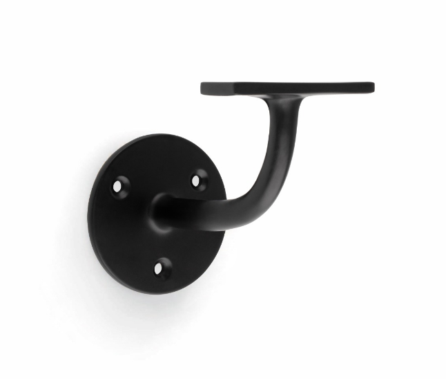 AW HANDRAIL BRACKET HEAVY D55 BLK AW750BL