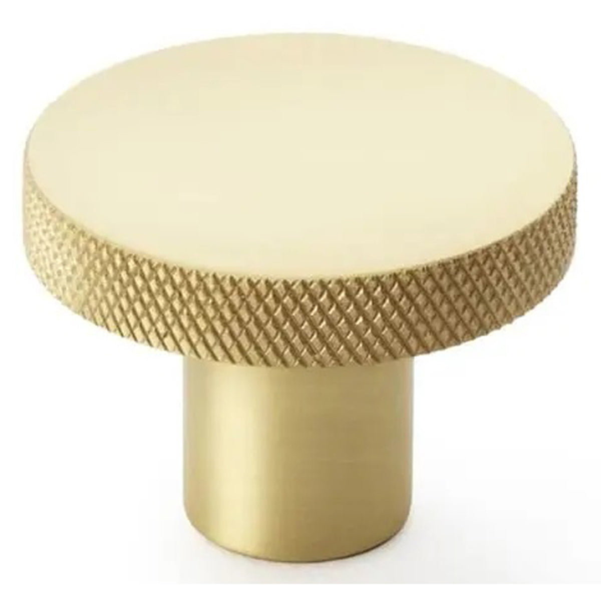 AW HANOVER KNURLED KNOB D38x28 SBR AW802-38-SB by CARLISLE BRASS