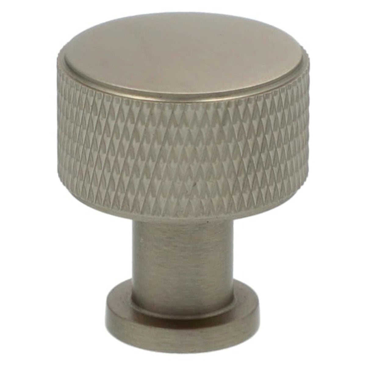 AW LUCIA KNURLED KNOB D29x34 SNP AW807K-29-SN by CARLISLE BRASS