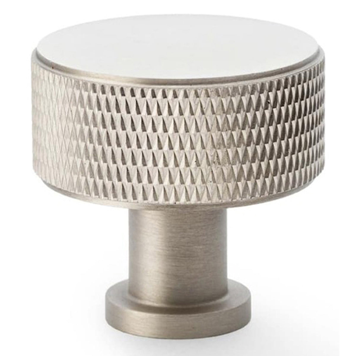 AW LUCIA KNURLED KNOB D35x34 SNP AW807K-35-SN by CARLISLE BRASS