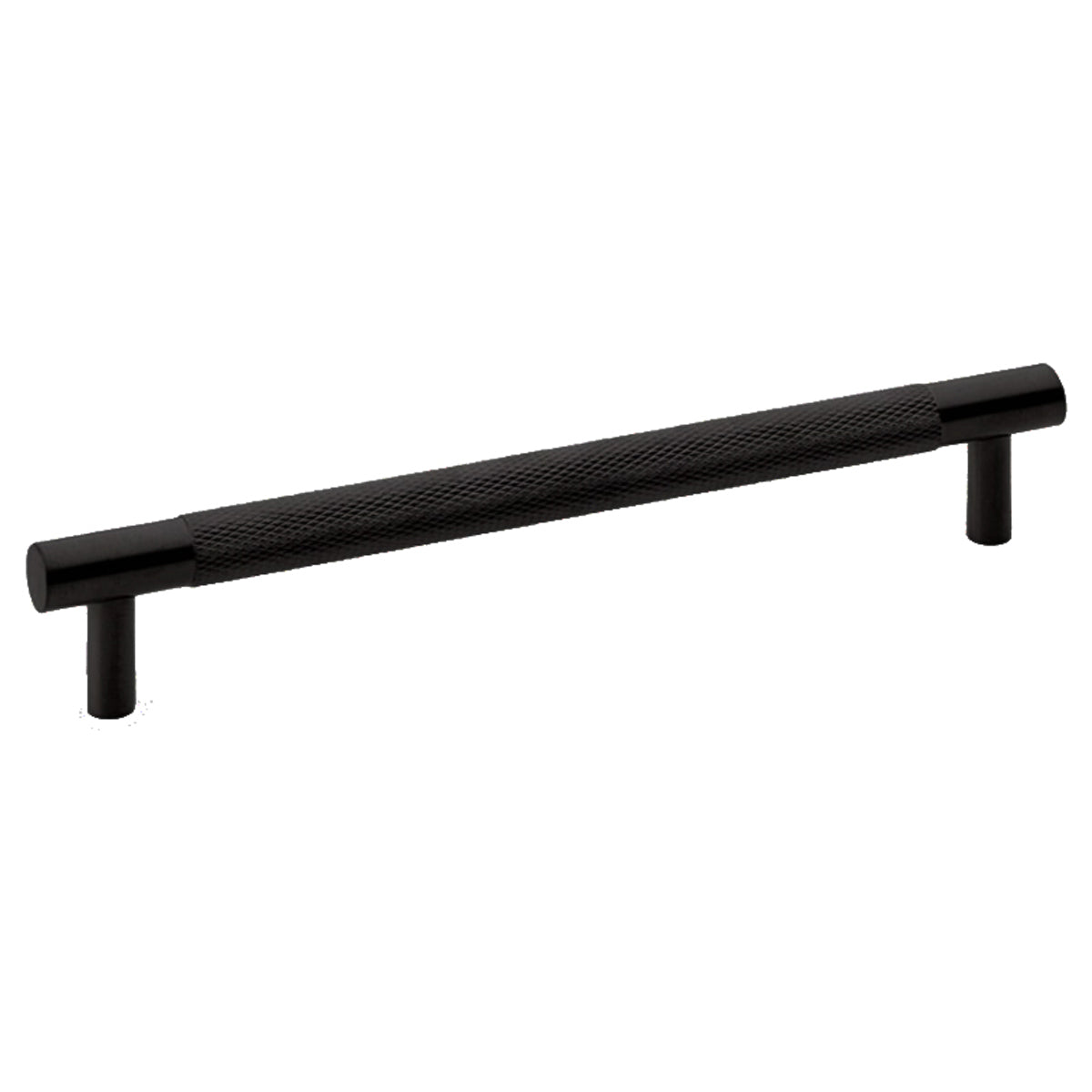AW BRUNEL KNURLED T-BAR 160HC BLK AW810-160-BL by CARLISLE BRASS