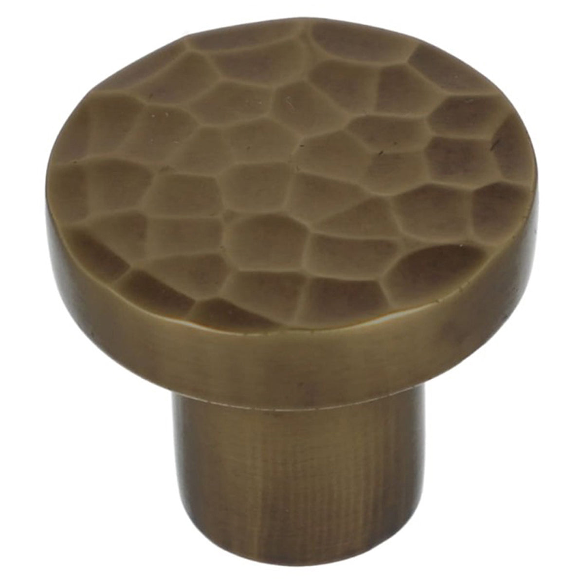 AW HANOVER KNOB HAMMERED D30x26 ABR AW820-30-AB by CARLISLE BRASS