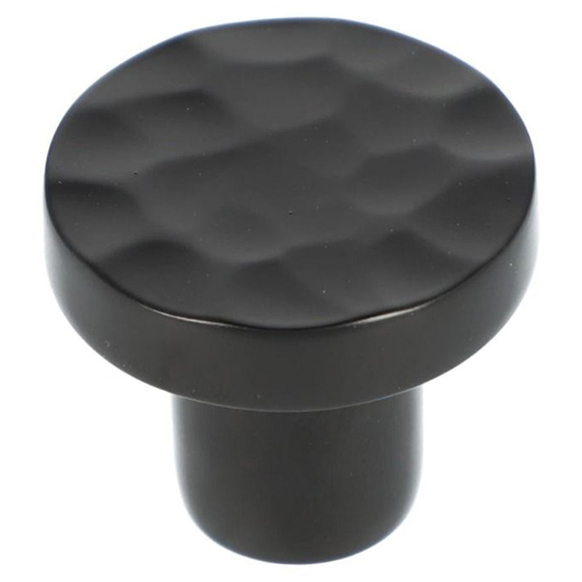 AW HANOVER KNOB HAMMERED D38x28 BLK AW820-38-BL by CARLISLE BRASS