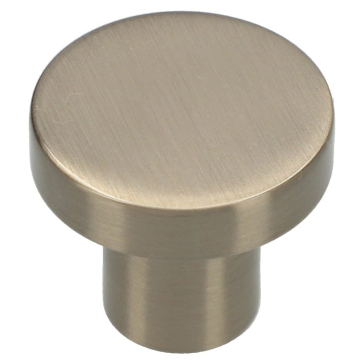 AW HANOVER KNOB PLAIN D30x26 SNP AW821-30-SN by CARLISLE BRASS