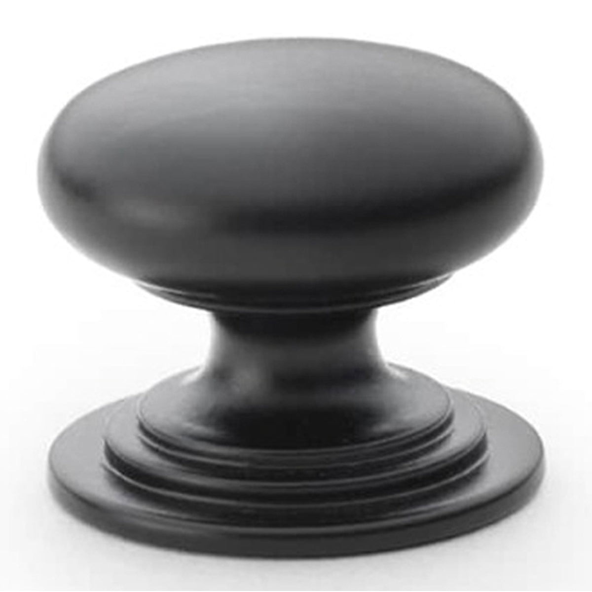 AW RND CUP KNOB INT ROSE D25x21 BLK AW825-25-BL by CARLISLE BRASS