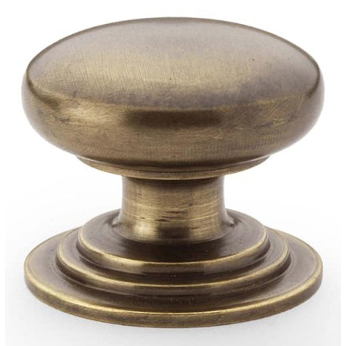 AW RND CUP KNOB INT ROSE D32x26 ABR AW825-32-AB by CARLISLE BRASS