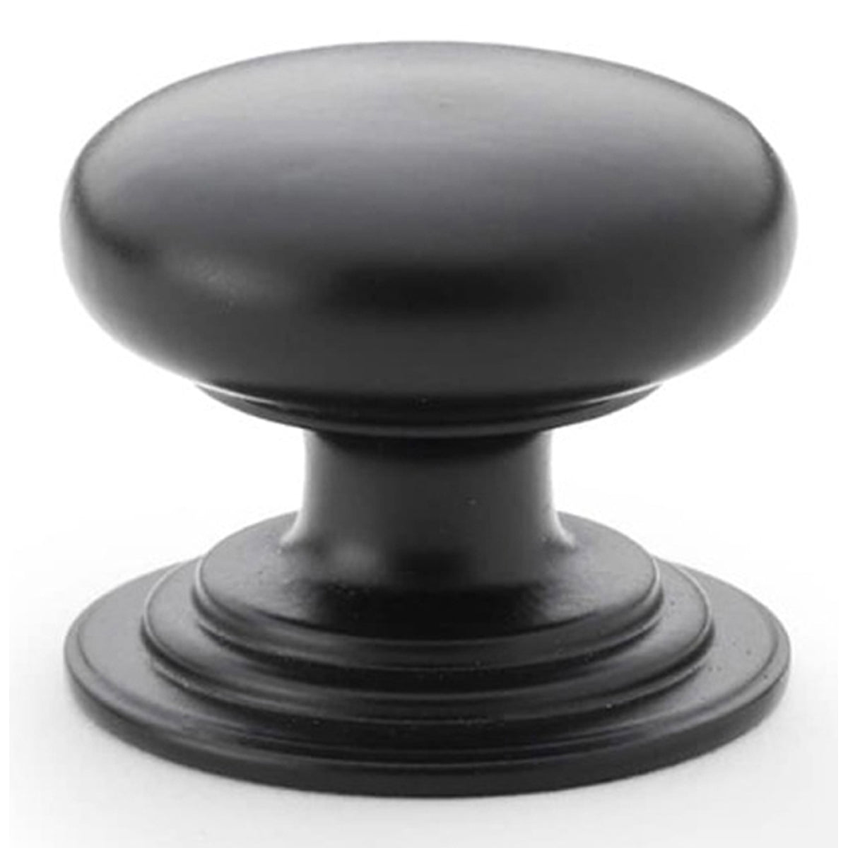 AW RND CUP KNOB INT ROSE D32x26 BLK AW825-32-BL by CARLISLE BRASS