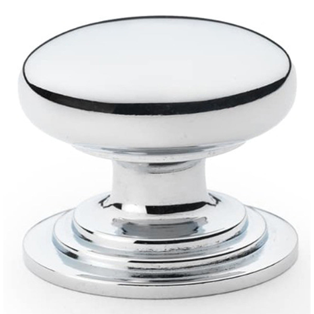 AW RND CUP KNOB INT ROSE D32x26 PCP AW825-32-PC by CARLISLE BRASS