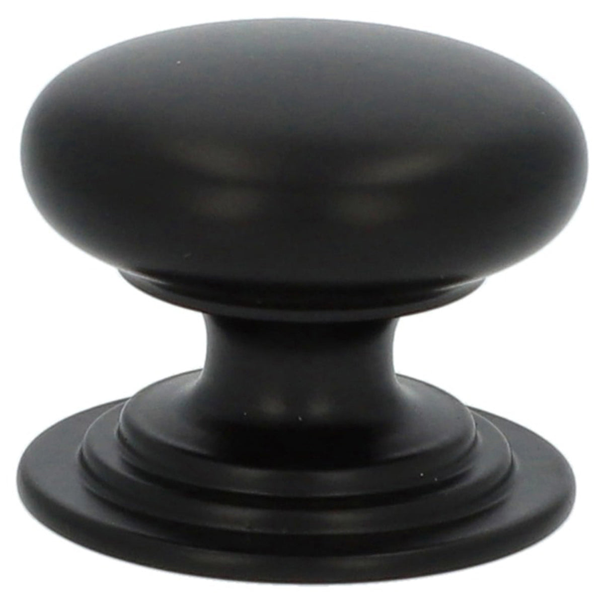 AW RND CUP KNOB INT ROSE D38x32 BLK AW825-38-BL by CARLISLE BRASS