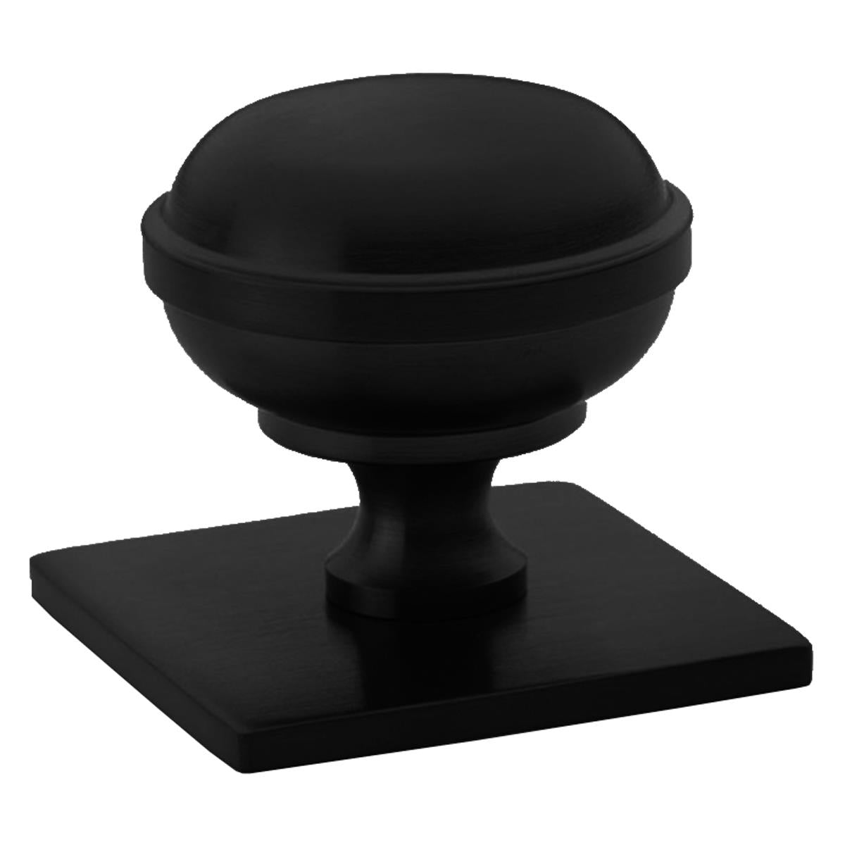 AW QUANTOCK KNOB SQU D34x36x38 BLK AW826-34-BL by CARLISLE BRASS