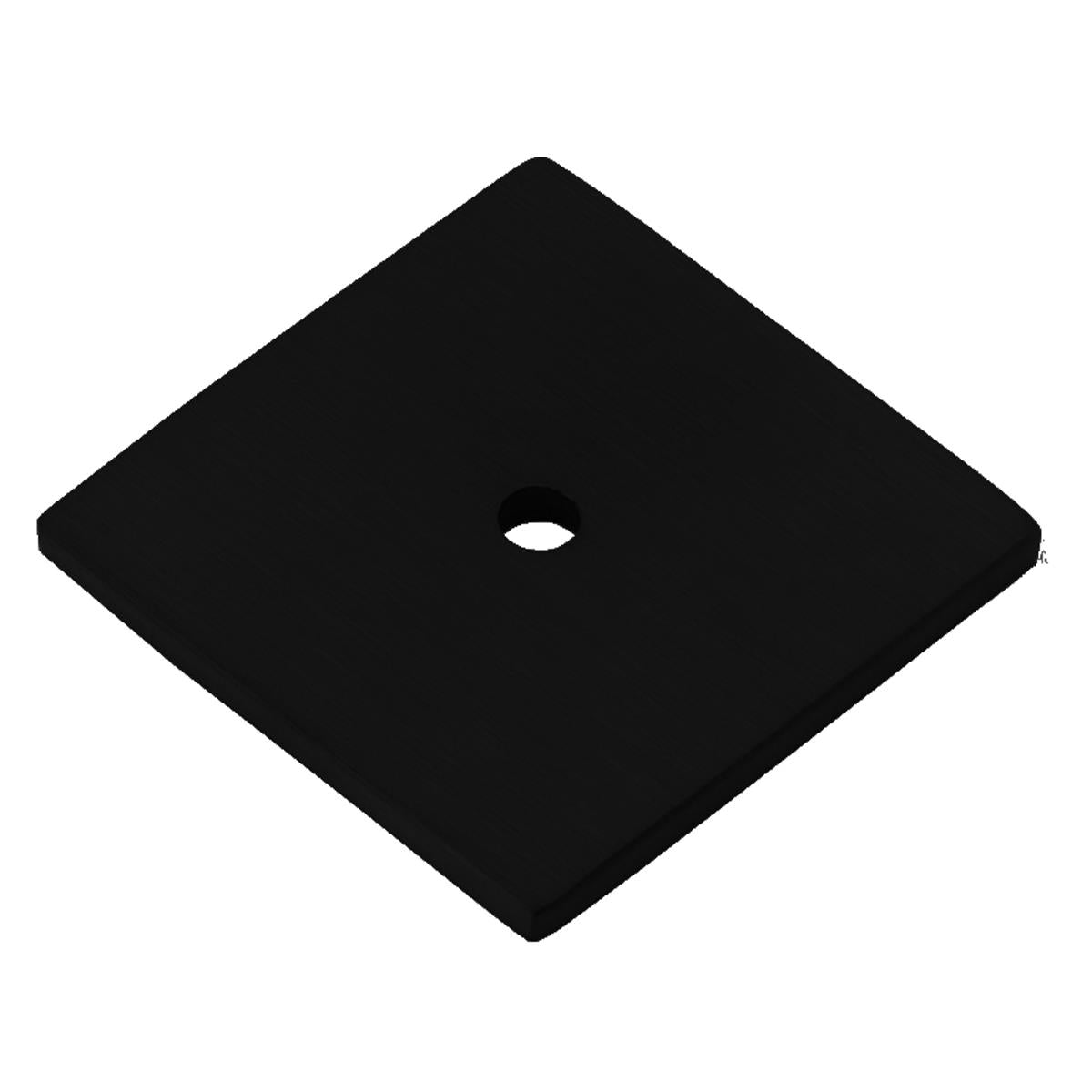 AW QUANTOCK BPLATE SQU 38x38x3 BLK AW893-38-BL by CARLISLE BRASS