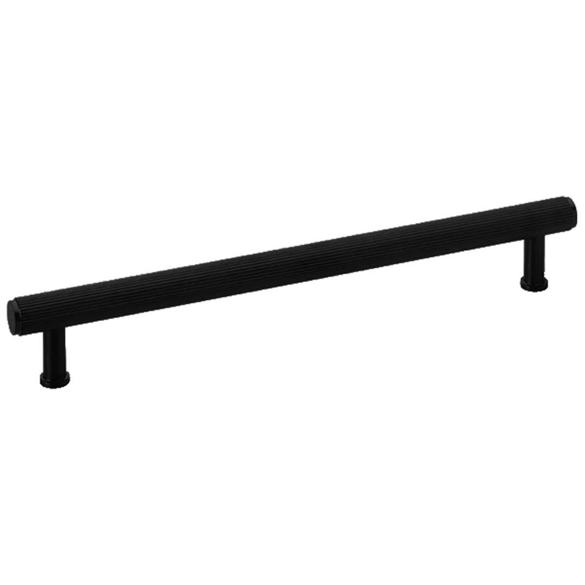 AW REEDED CABINET PULL 224HC BLK