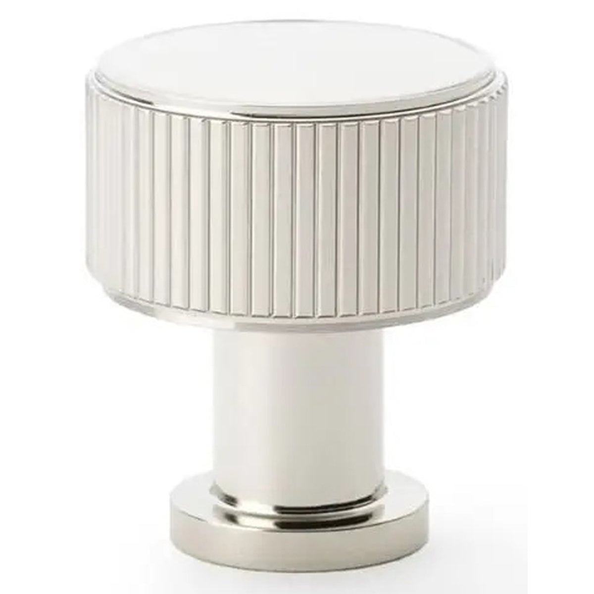 AW LUCIA REEDED KNOB D29x34 PNP AW807R-29-PNPVD by CARLISLE BRASS
