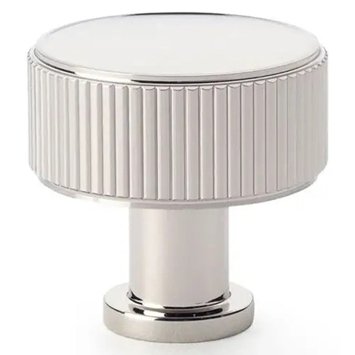 AW LUCIA REEDED KNOB D35x34 PNP AW807R-35-PNPVD by CARLISLE BRASS