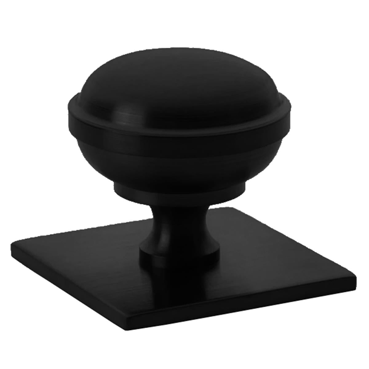 AW QUANTOCK KNOB SQU D38x36x38 BLK AW826-38-BL by CARLISLE BRASS