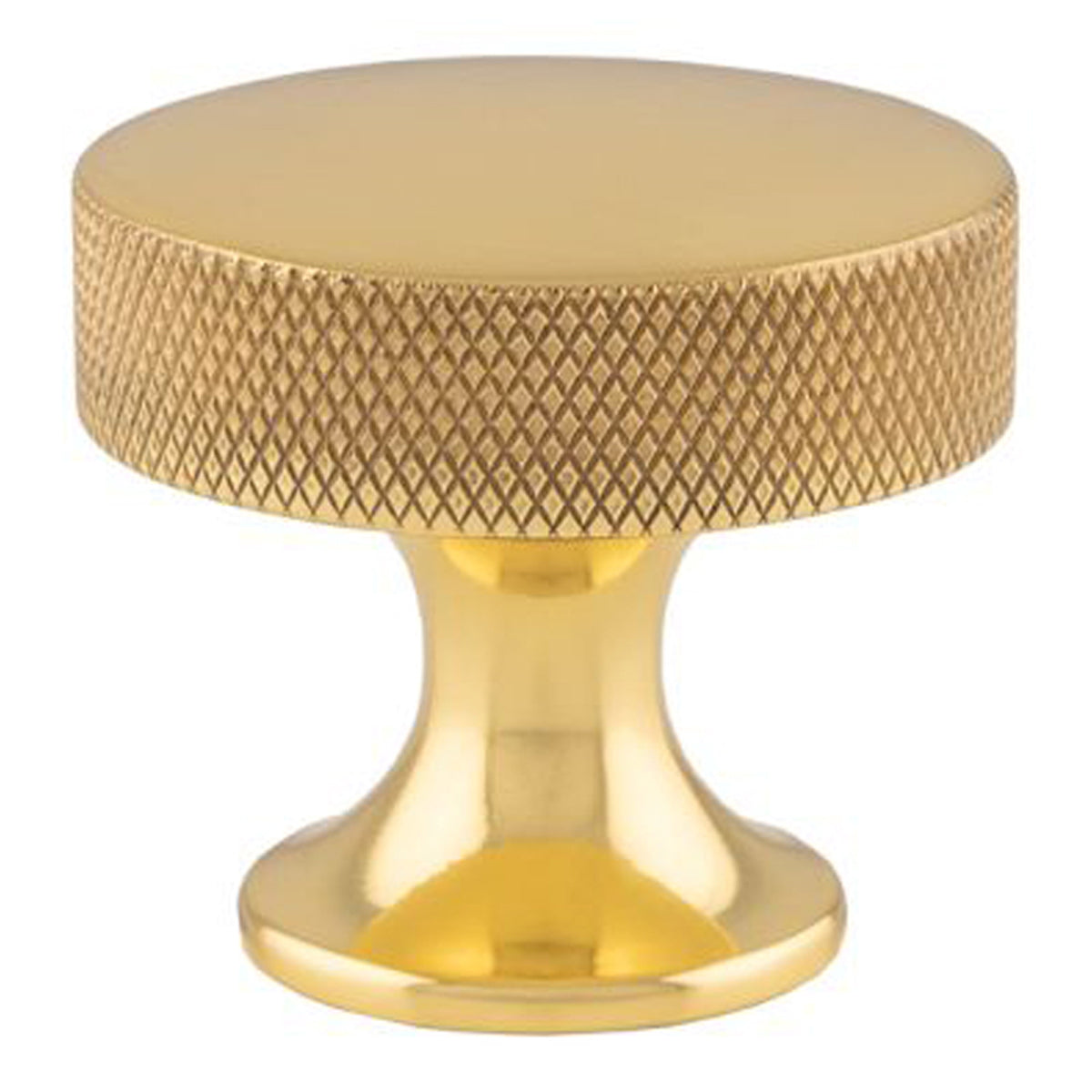 AW BERLIN CUPBOARD KNOB D38x32 PBR AW841-38-PB by CARLISLE BRASS