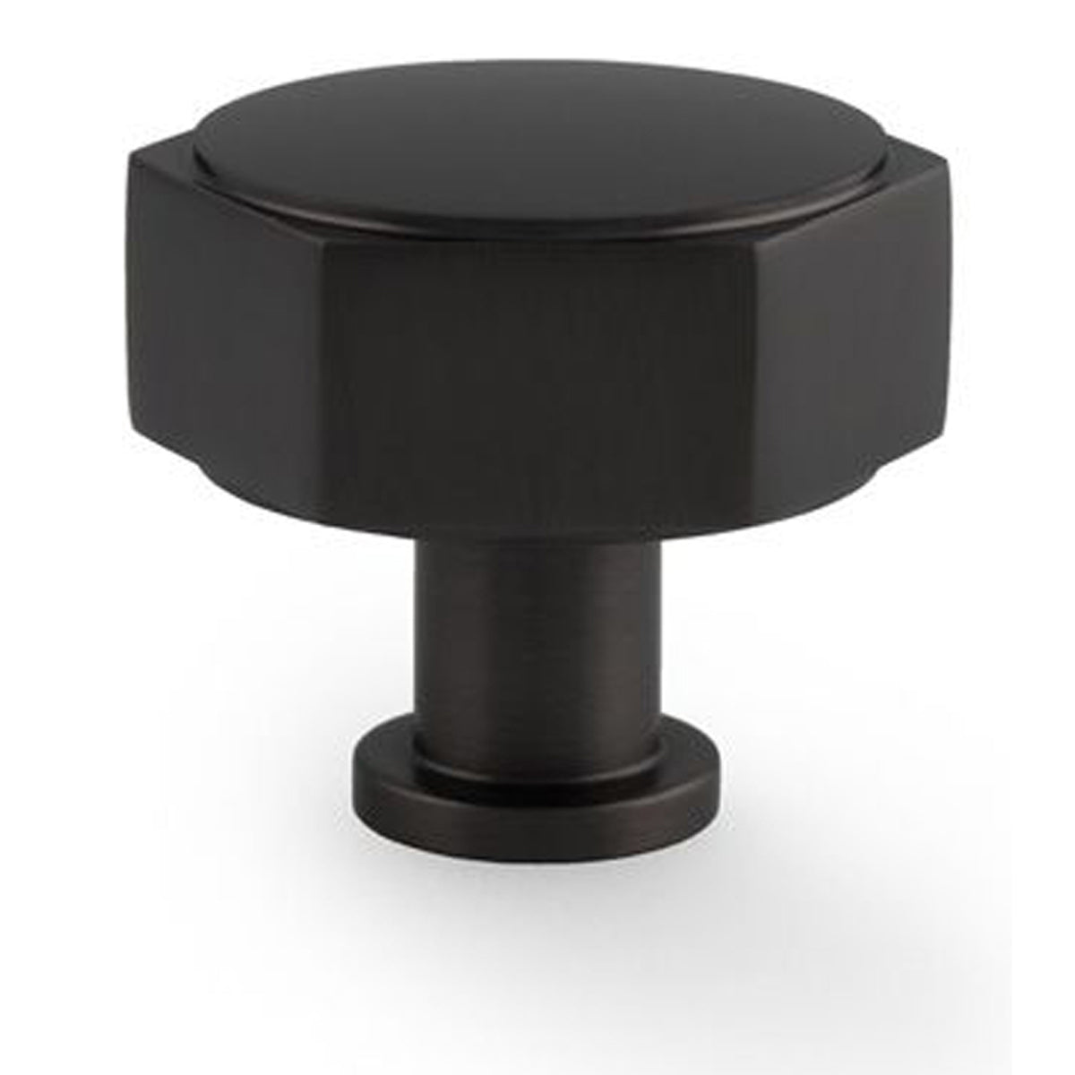 AW VESPER HEX KNOB 40x40x35 BLK