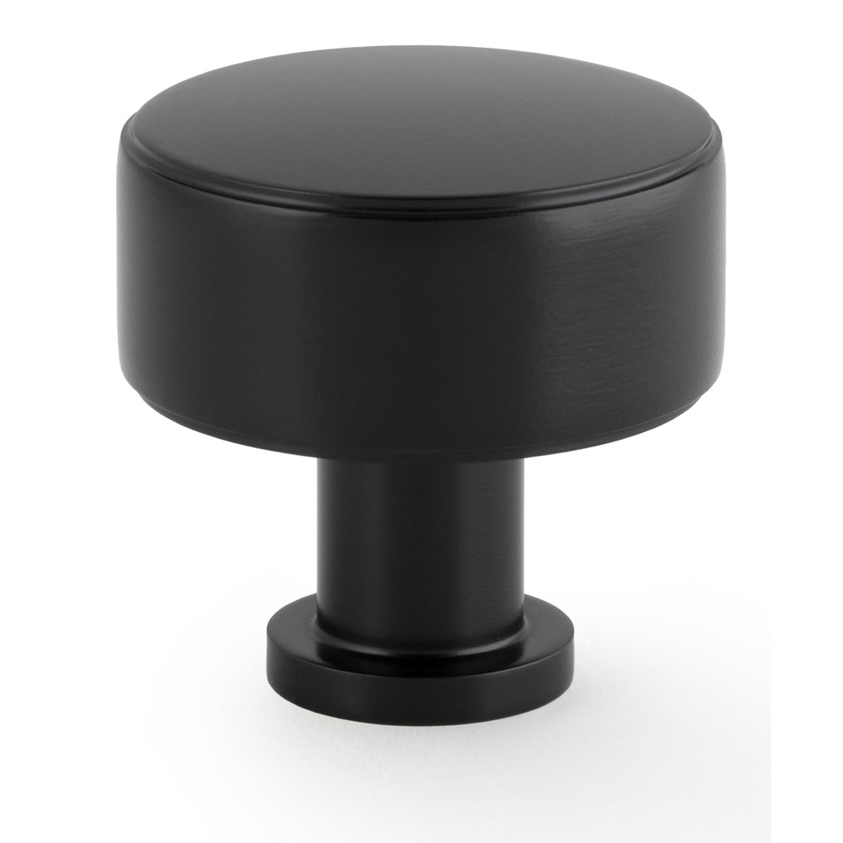 LUCIA PLAIN CABINET KNOB D35x35 BLK AW807P-35-BL by CARLISLE BRASS