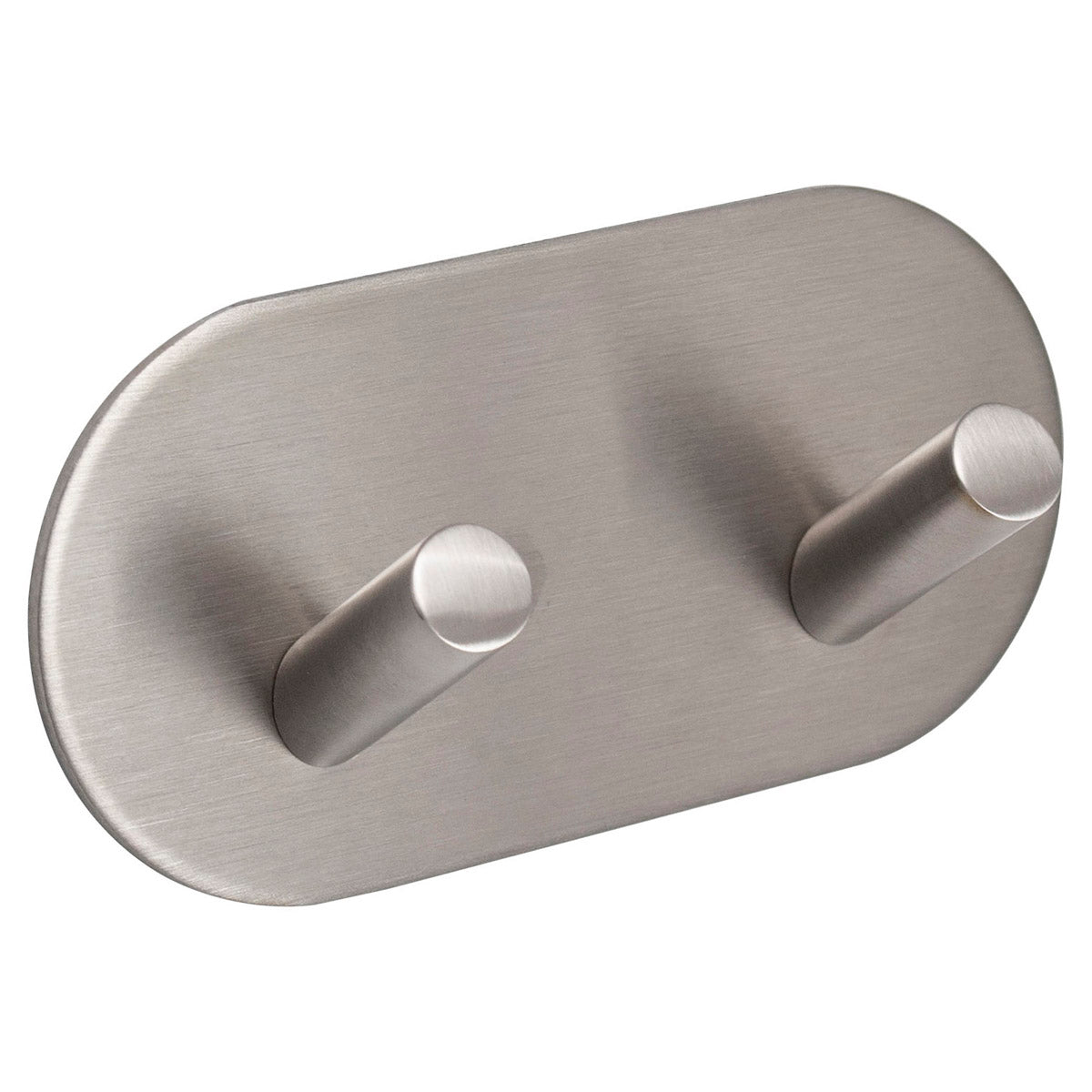 ECLIPSE STAINLESS STEEL ANGLED DOUBLE HOOK SELF-ADHESIVE 96x48 SSS – HE1468D