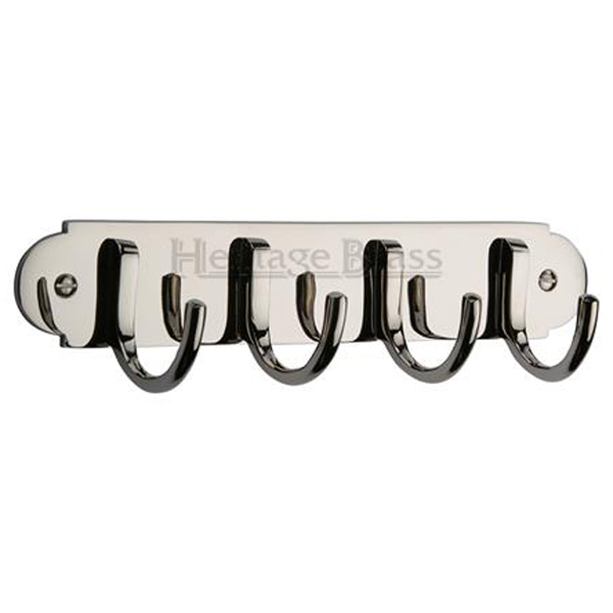 COAT HOOKS ON PLATE 223x64 PNP by M MARCUS LTD