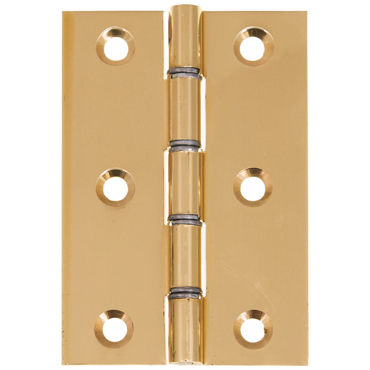 ECLIPSE BRASS DOUBLE STEEL WASHERED HINGE 076x51x2 PBR PR