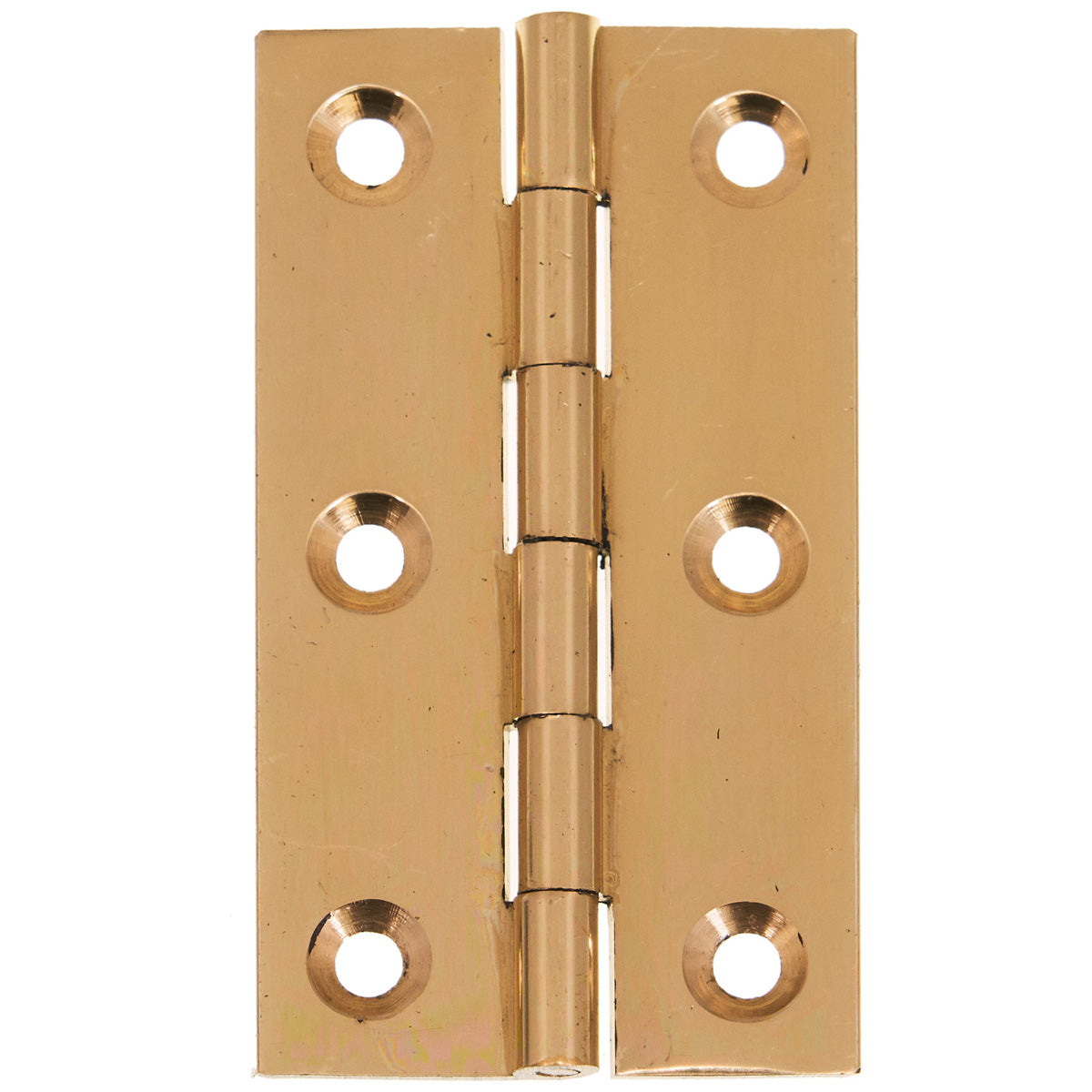 ECLIPSE SOLID DRAWN BRASS PLAIN BUTT HINGE 064x35 PBR PR
