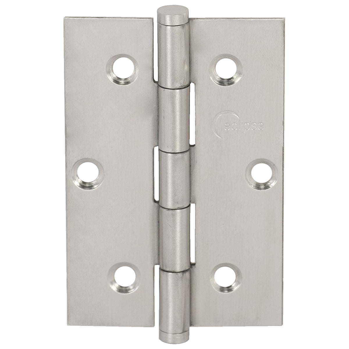 ECLIPSE STAINLESS STEEL PLAIN BUTT HINGE 76x51x2 SSS PR