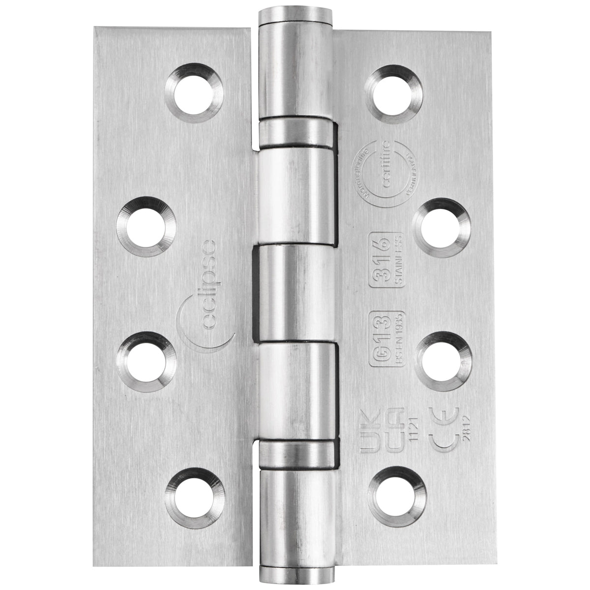 ECLIPSE EXTERNAL BALL BEARING HINGE G13 102x76x3 316SSS PR