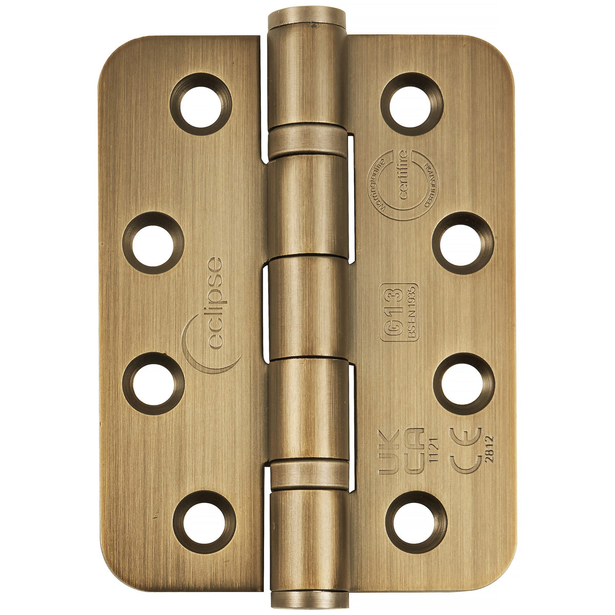 ECLIPSE BALL BEARING HINGE RADIUS G13 102x76x3 STST/MAB PR