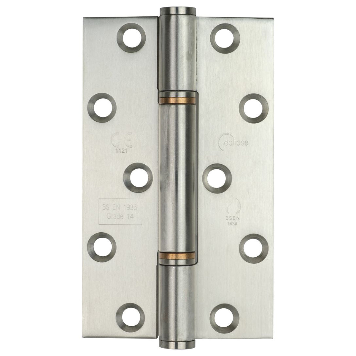 Eclipse Thrust Bearing Hinge G14 127x76x3mm Satin Stainless Steel | Pair | HI1252S125S